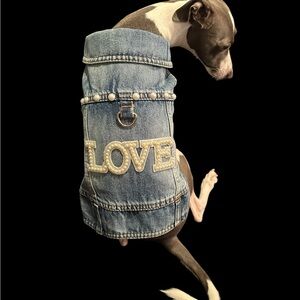 Denim dog/cat jacket